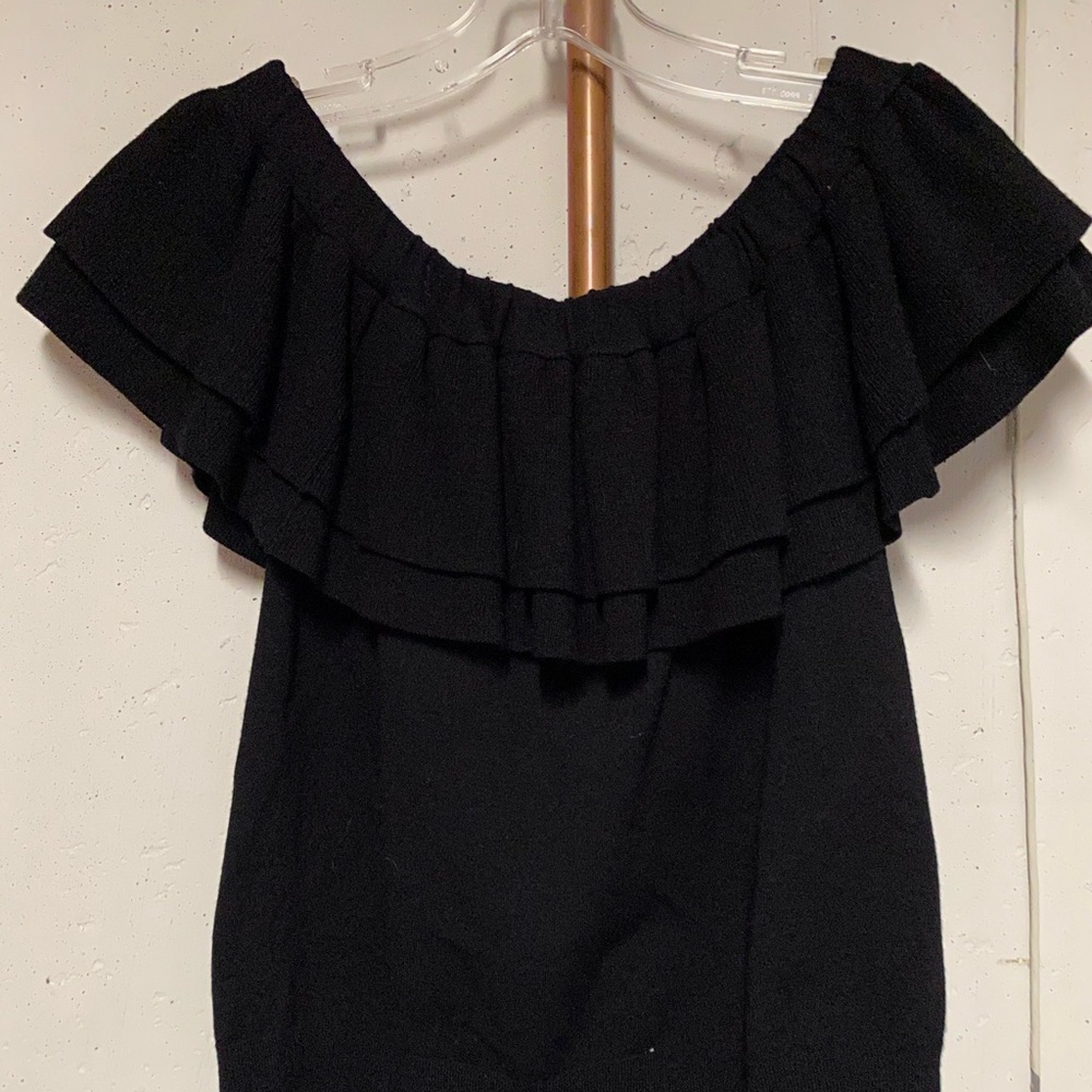 black off the shoulder top